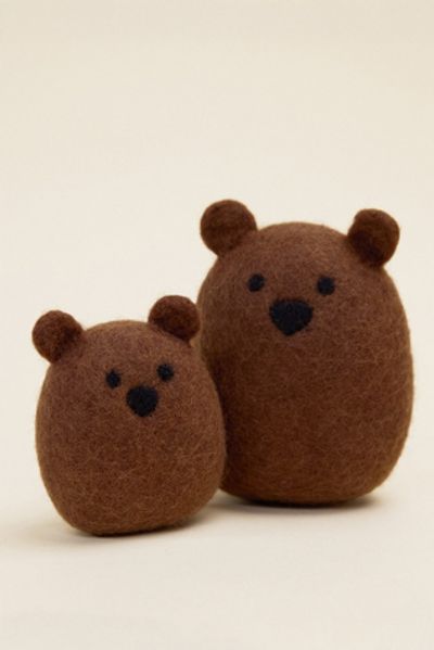 MODERNBEAST MODERNBEAST Polar Bear Wool Dog Toy