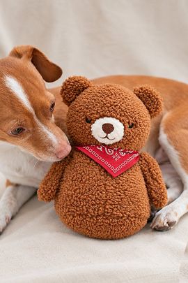 MODERNBEAST MODERNBEAST The Bandana Bear Plush Dog Toy