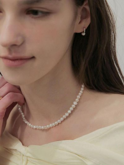 modernlike 14k Gold-filled Silver Ugly Freshwater Pearl Necklace