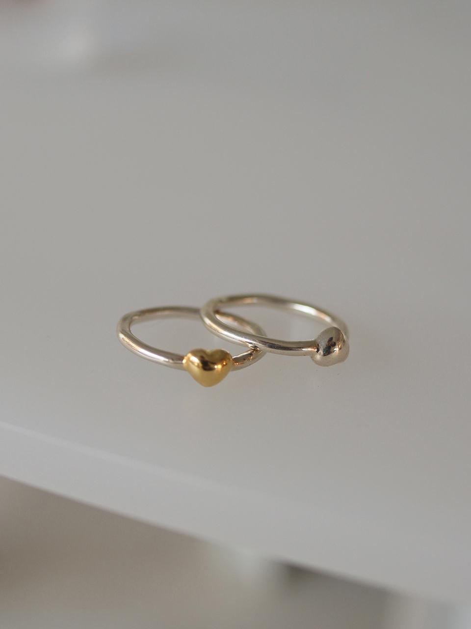 modernlike 14k Gold-filled Sterling Handcrafted Heart Ring