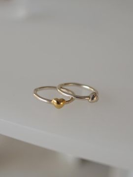 modernlike 14k Gold-filled Sterling Handcrafted Heart Ring