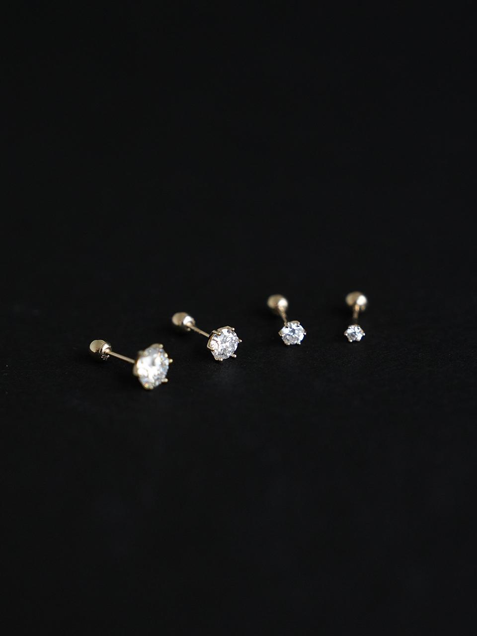 modernlike 14k Gold Moisanite 6 Feet Piercing + Appraisal Pap