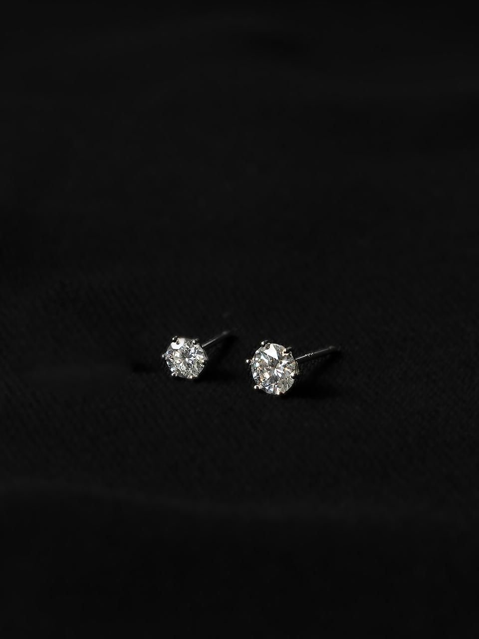 modernlike Silver 925 Moisanite 6 Earrings 5 Anniversary