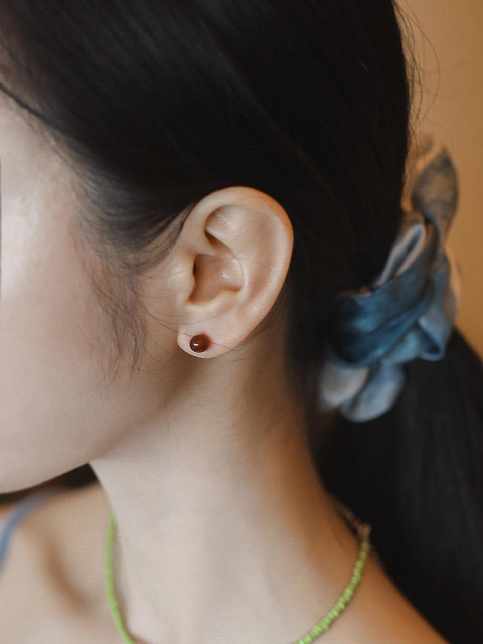 modernlike Silver 925 Zamanok gemstone earrings