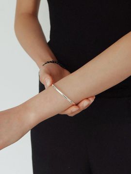 modernlike Sterling 925 Nickel-Free Open Bangle Bracelet