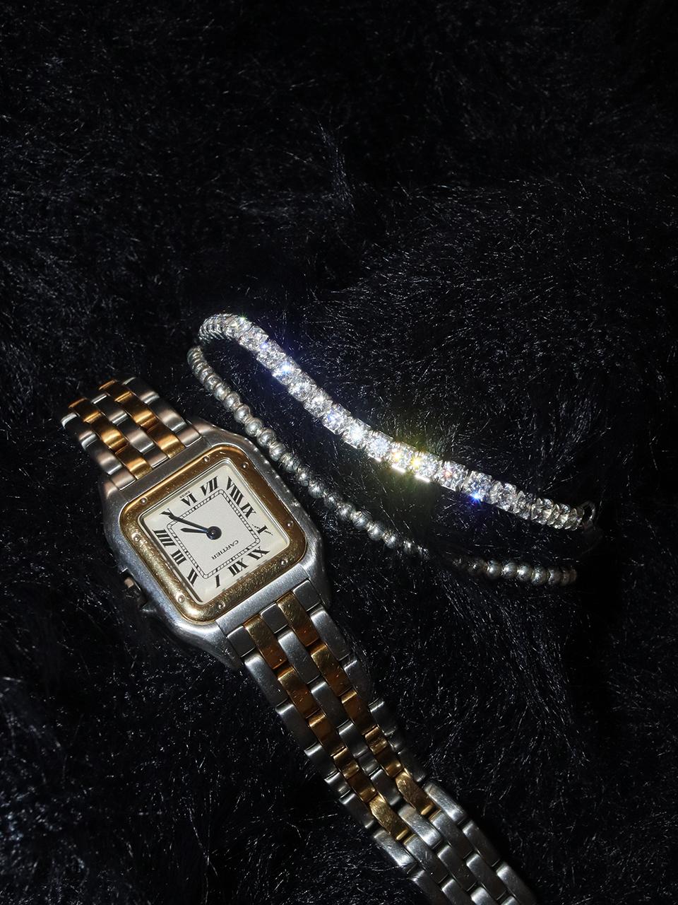 modernlike Sterling Silver Cubic Zirconia 3mm Tennis Bracelet