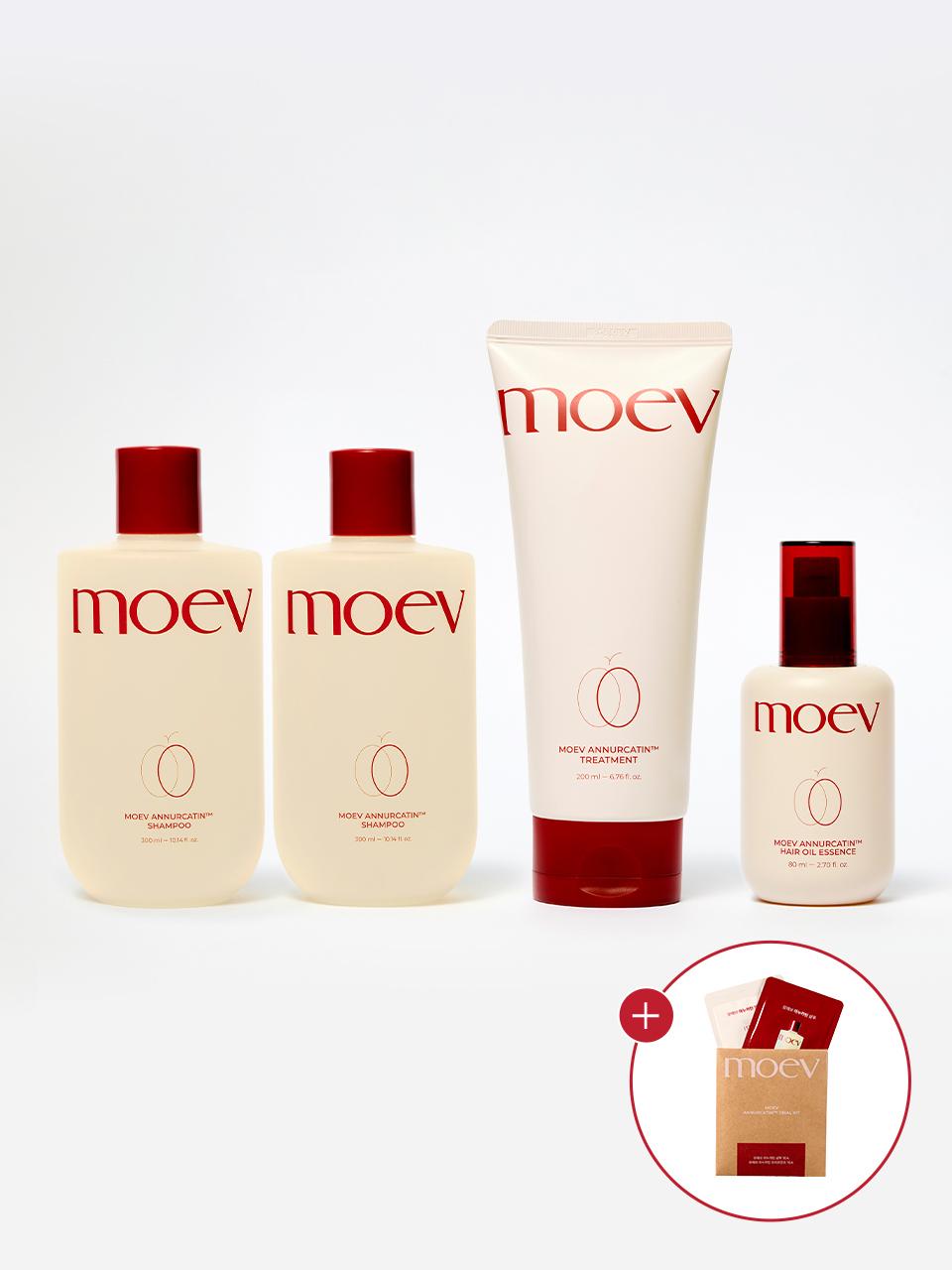 MOEV Hair Care 4-piece Complete Treatment Set