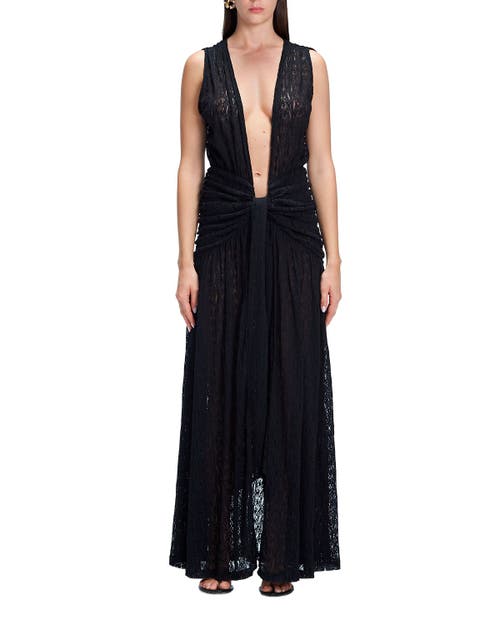 Moeva Moeva Aveline Sleeveless Lace Maxi Kaftan
