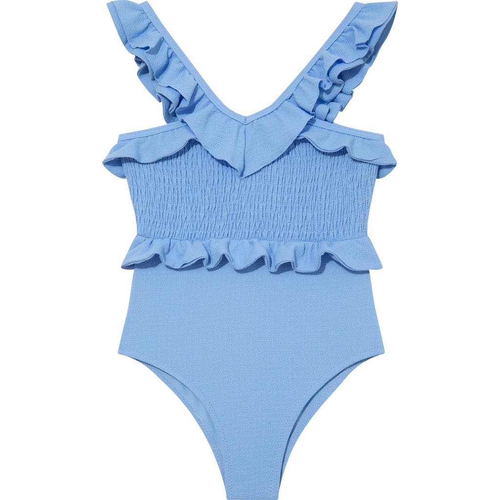 Moeva Moeva Sissy Ruffled Textured Kids Swimsuit