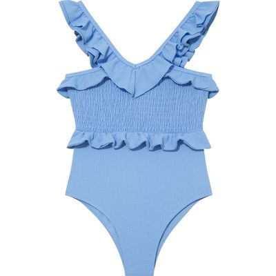 Moeva Moeva Sissy Ruffled Textured Kids Swimsuit