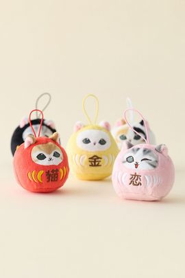 Mofusand Mofusand Daruma Meow Blind Box Plushie Keychain at Urban Outfitters