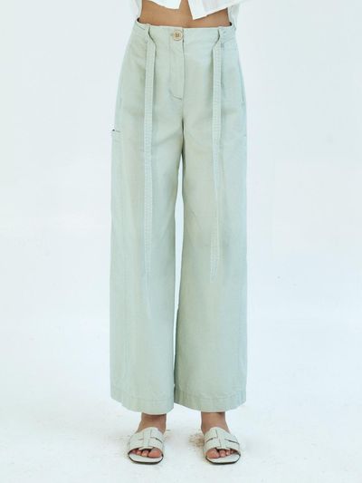 MOHAN Cotton Vintage Divided Washing Trousers