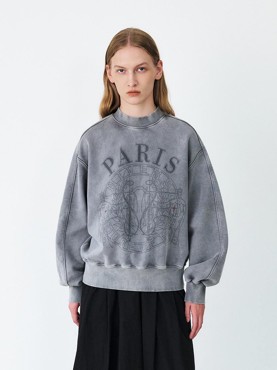 MOHAN Pigment Dyed Loose Fit Sweatshirt