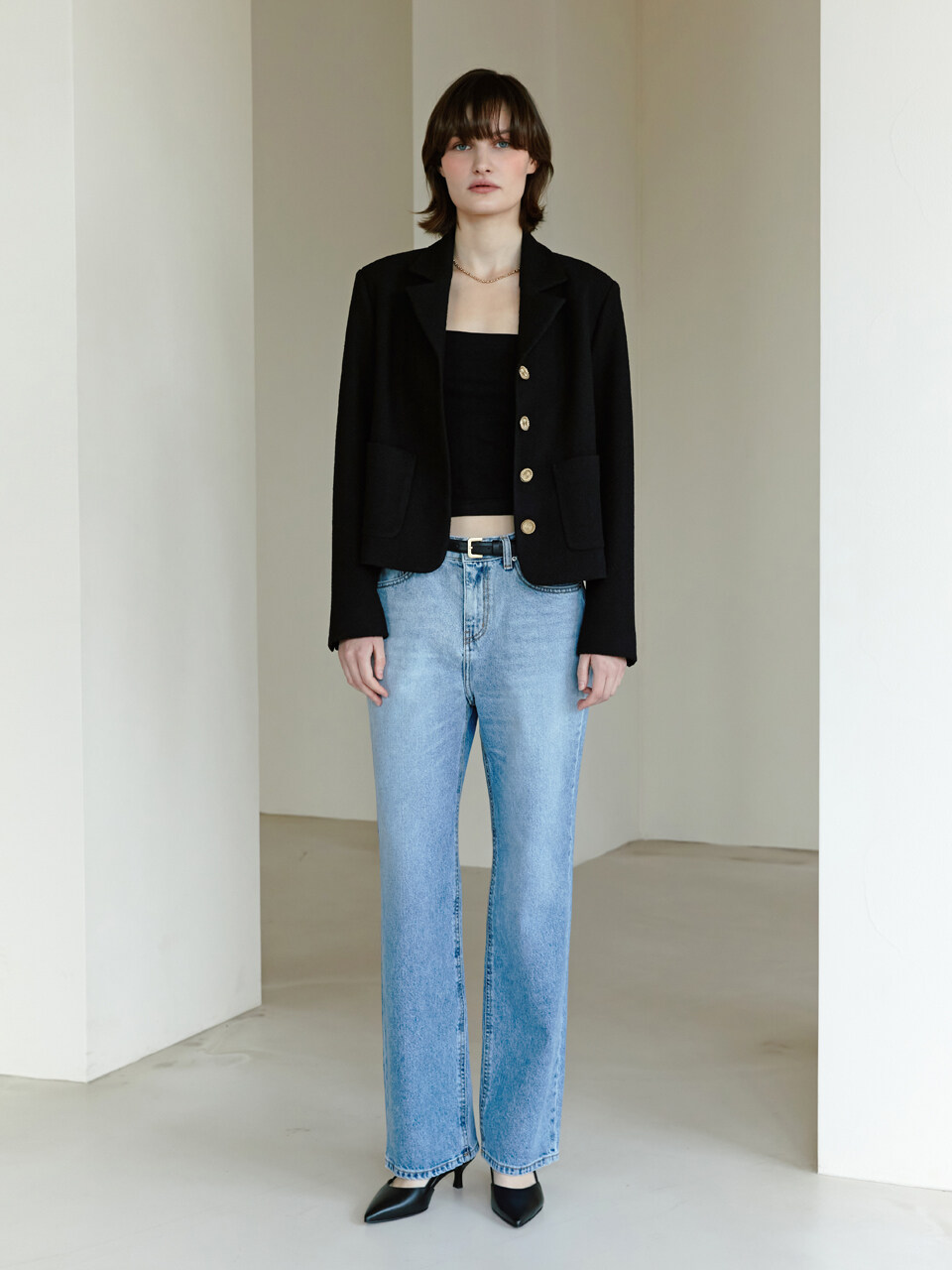 MOHAN RTS Straight Denim (Mid Blue)