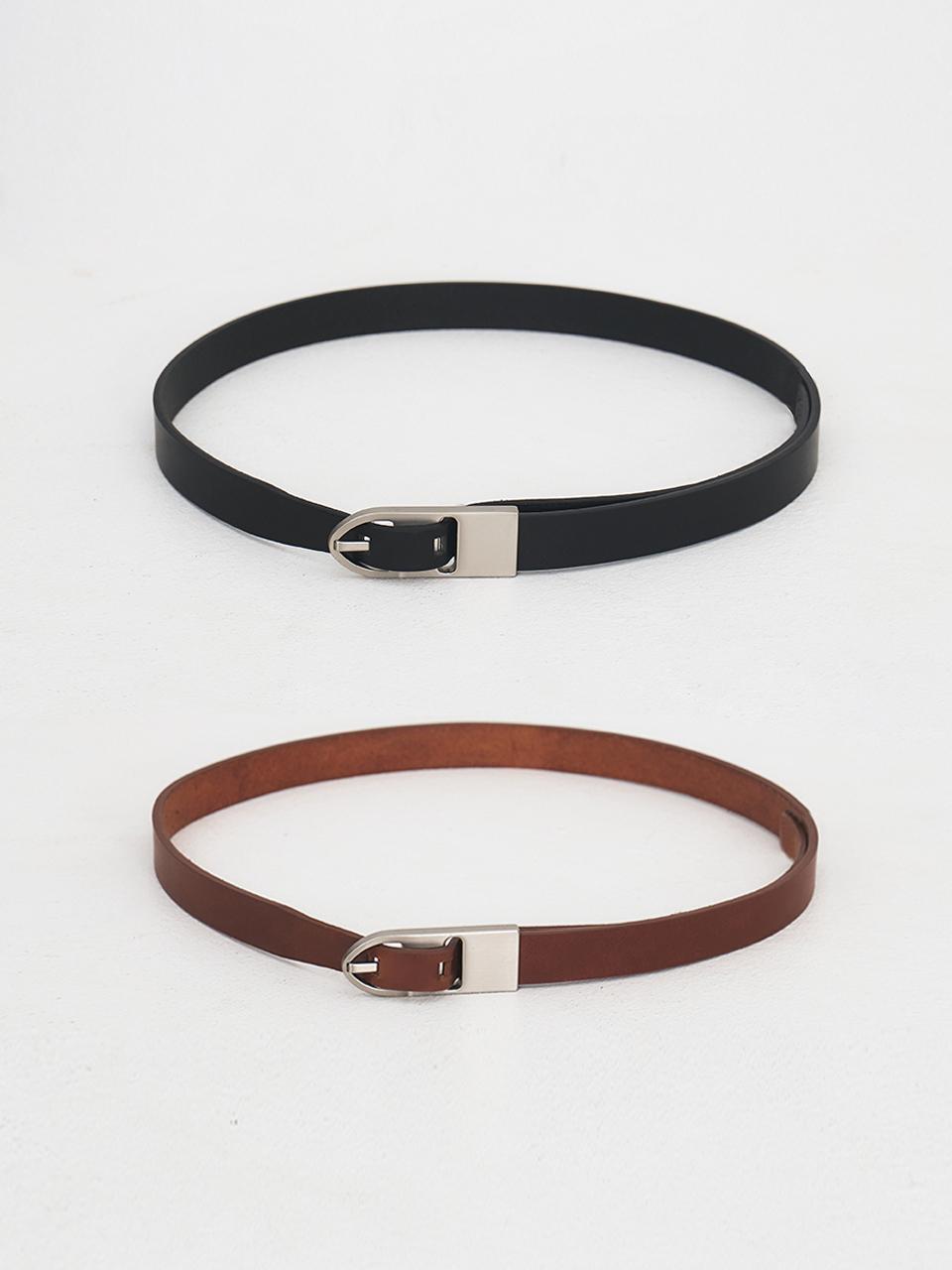 MOHAN Signature Italian Full-grain Leather Belt [2COLORS]