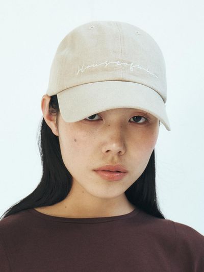 MOHAN Washed Stitch Cotton Ball Cap
