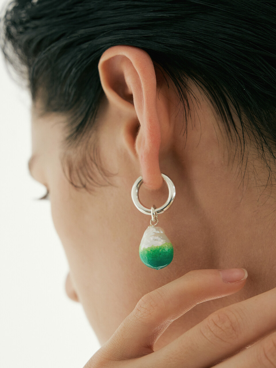 MOI studio Moi 4st Green Pearl Earring_09
