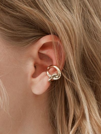MOI studio Twist heart earcuff