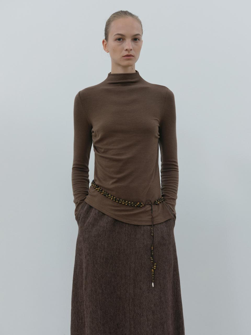 MOIA wave turtleneck (wood)