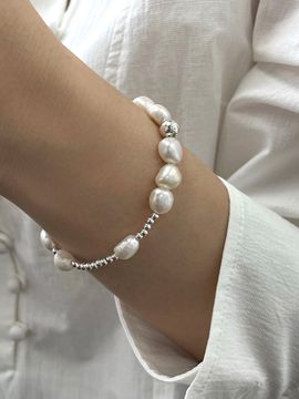 moire_ Mixed Pearl Bracelet