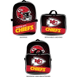 MOJO MOJO Kansas City Chiefs Backpack & Lunch Box 2-Piece Set