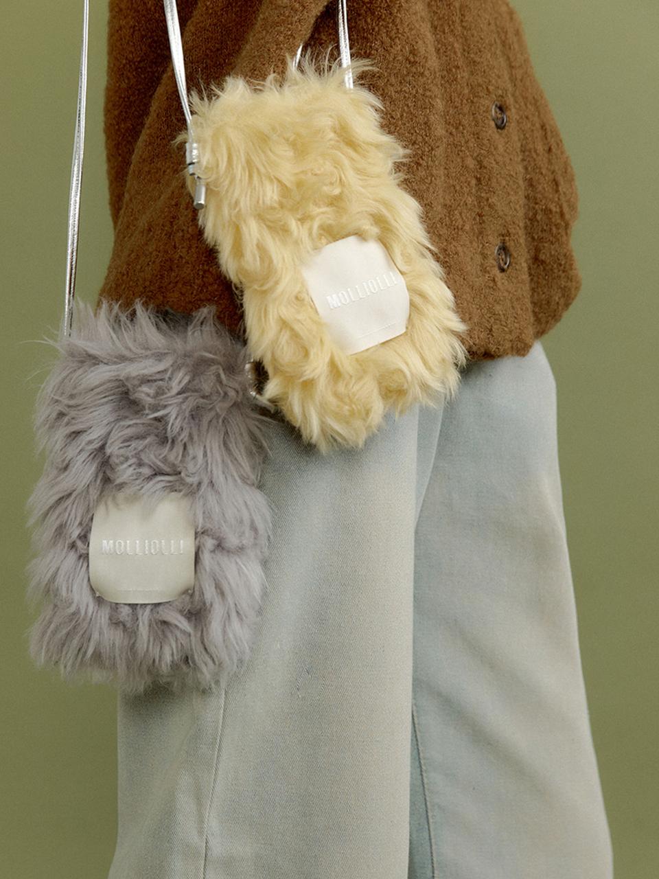 molliolli MINIMINI 25 strap shoulder bag [natural]