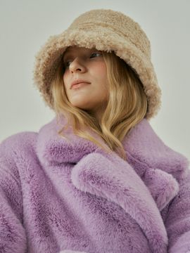 molliolli TOYA Eco-fur Bucket Hat (3 Colors)