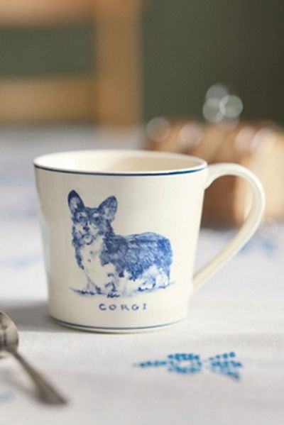 Molly Hatch Stoneware Dog Mug