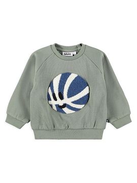 Molo Baby's & Little Kid's Chenille Basketball Sweater