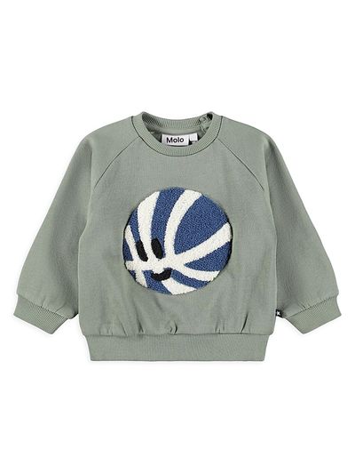 Molo Baby's & Little Kid's Chenille Basketball Sweater