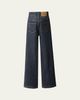 Molo Girl's Asta Rhinestone-Embellished Wide-Leg Denim Jeans - 2
