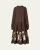 Molo Girl's Camma Embroidered Cotton Long-Sleeve Dress - 2