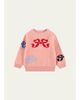 Molo Girl's Gilby Bow Wool Knit Sweater - 1
