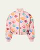 Molo Girl's Hedia Heart Bomber Jacket - 1
