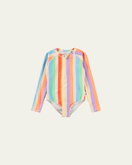 Molo Girl's Necky One-Piece Swimsuit