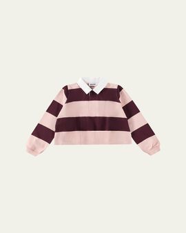Molo Girl's Rozalia Long-Sleeve Rugby Shirt