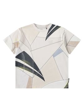 Molo Little Kid's & Kid's Rodney Football Printed T-Shirt