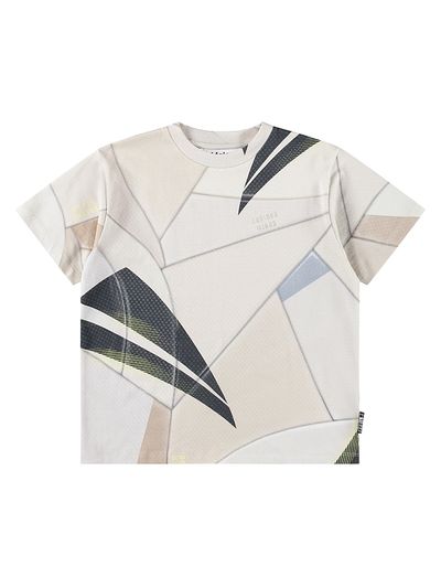 Molo Little Kid's & Kid's Rodney Football Printed T-Shirt