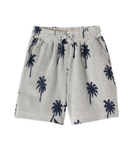 Molo Molo Abay printed cotton-blend terry shorts