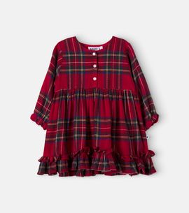 Molo Molo Baby Cele checked dress