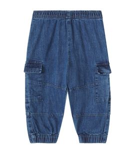 Molo Molo Baby chambray cargo pants