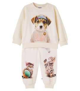 Molo Molo Baby Disc and Simeon cotton sweatshirt and pants set
