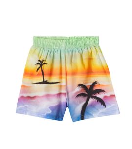 Molo Molo Baby Solar printed cotton shorts