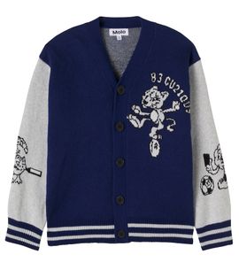 Molo Molo Bertel cotton and wool cardigan