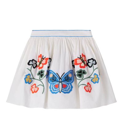 Molo Molo Bonnie embroidered cotton skirt