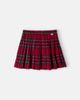 Molo Molo Breeta pleated checked skirt - 1