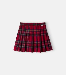 Molo Molo Breeta pleated checked skirt