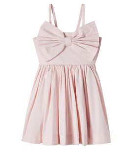 Molo Molo Caysi bow-detail cotton dress