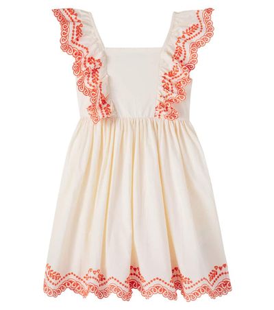 Molo Molo Clementine ruched cotton dress
