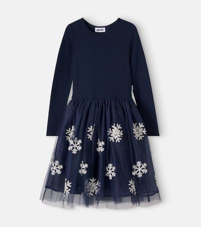 Molo Molo Cyrus sequined cotton dress